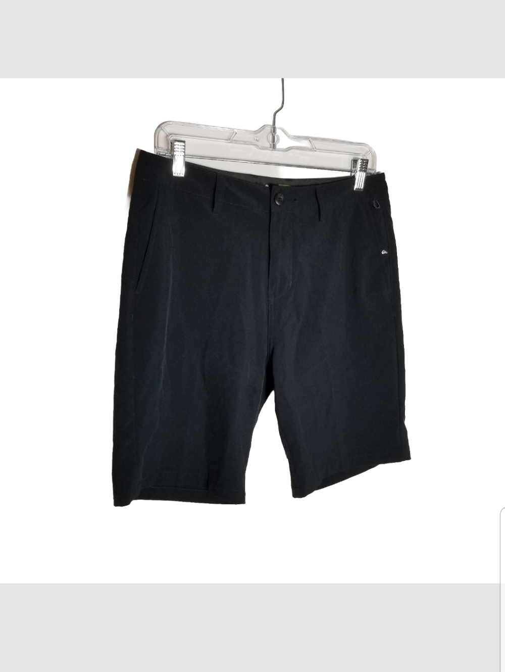 Quiksilver Amphibian Beach Shorts Men's Size 30 Black DryFlight 30x8.5